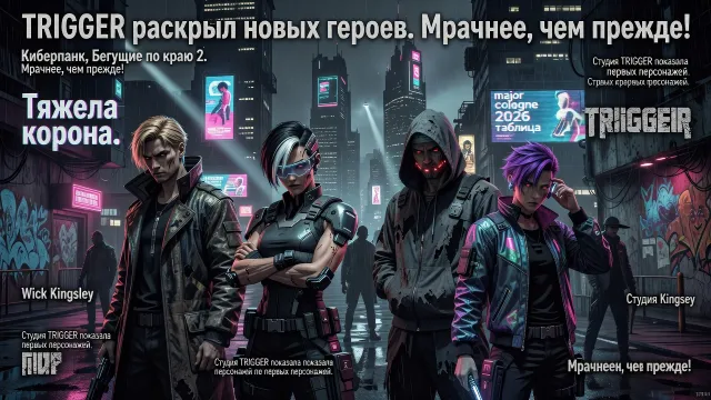 TRIGGER раскрыл новых героев. Мрачнее, чем прежде!