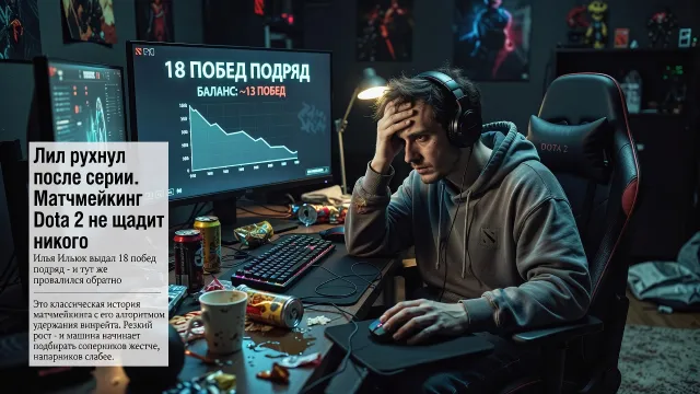 Lil рухнул после серии. Матчмейкинг Dota 2 не щадит никого
